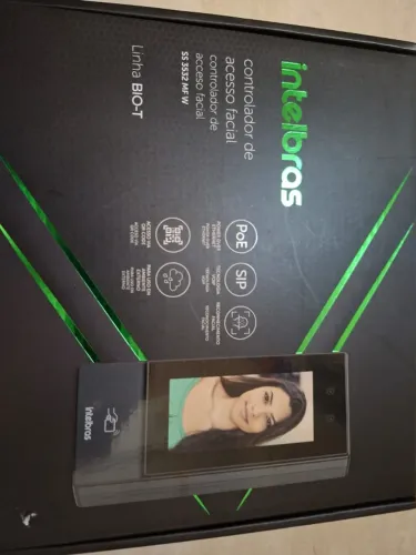 Kit Controle de Acesso Intelbras Facial + Fechadura Eletroímã + Botoeira