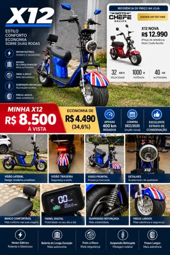 Moto-Chefe X12 1000w 2026