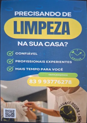 Recrutamento faxineira e passadeira
