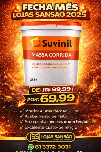 MASSA CORRIDA SUVINIL 18 LT 25KG