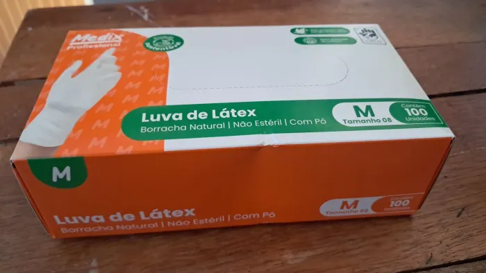 Caixa de luva descartável 