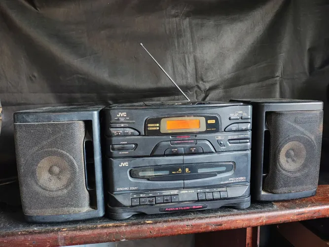Rádio boombox jvc