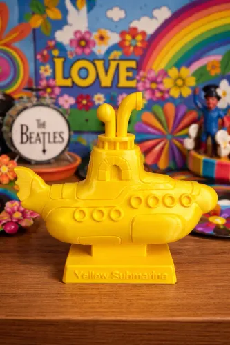 Decoração Beatles Submarino Amarelo Yellow Submarine