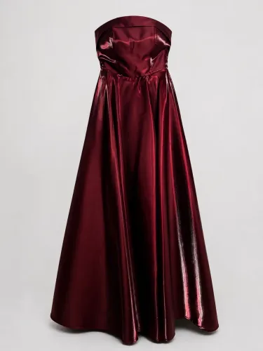 Vestido de Festa Longo Vinho