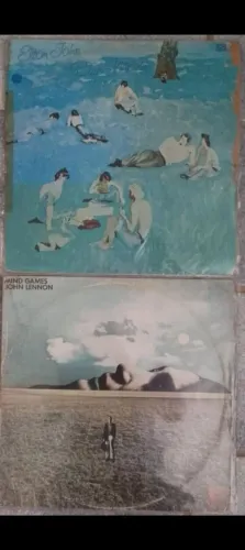 2 LPs John Lennon e Elton John duplo