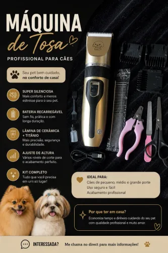 Máquina de tosa para cães 