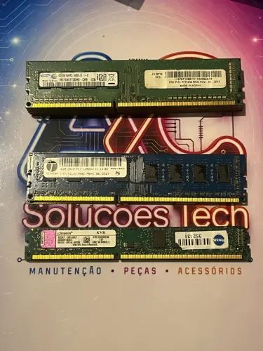 MEMÓRIAS RAM DDR3 PARA DESKTOP | KINGSTON, SAMSUNG, TEIKON E SMART | 2GB E 4GB