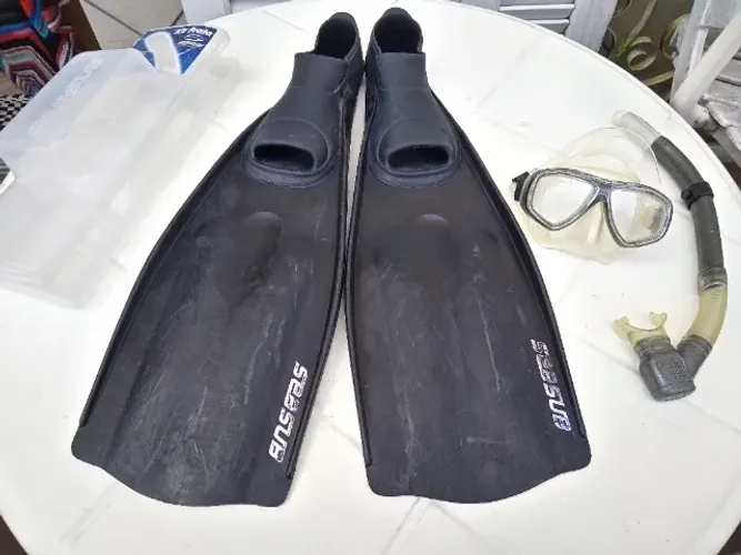 Kit De Mergulho Seasub Tamanho Gg 42/43 (28cm) na calçadeira