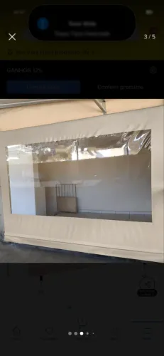 Toldo grande com visor  3x2  aceito cartão 
