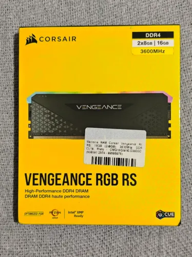 Vendo Memória Corsair Vengeance RGB RS (DDR4 3600 MHz) (NOVA LACRADA)
