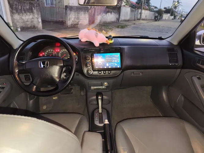 Moldura Multimedia 9 P Nav Pro Civic G7 2001 a 2006