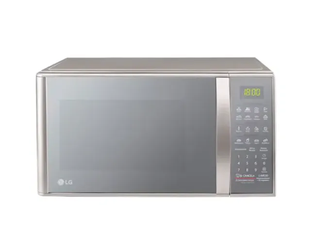 Micro-ondas LG 30 litros Prata Limpa Fácil (MS3043BR)