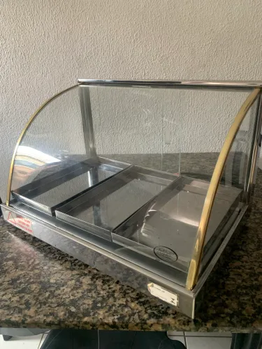 Expositor aquecedor de bancada