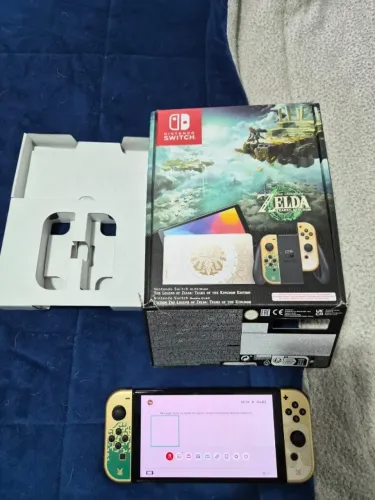 Nintendo switch OLED NOVO versão Zelda completo original