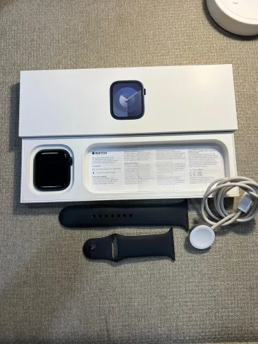 Apple Watch 9 45mm GPS Preto Completo na Caixa - Faço Trocas e Parcelamento em 12x 