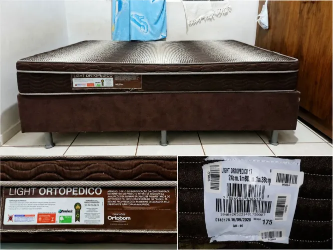 CAMA ORTOBOM + BASE ? R$ 500