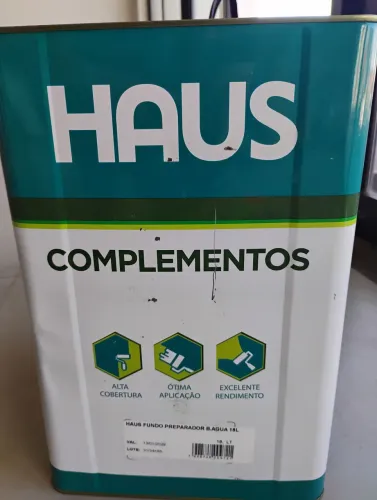 R$ 120,00 FUNDO PREPARADOR HAUS PARA PAREDES 18 LITROS