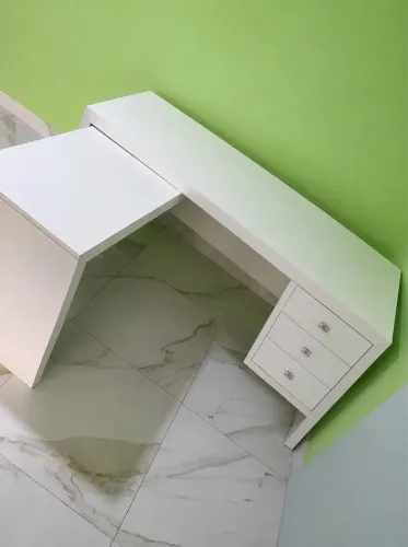 Mesa em L 3 Gavetas 