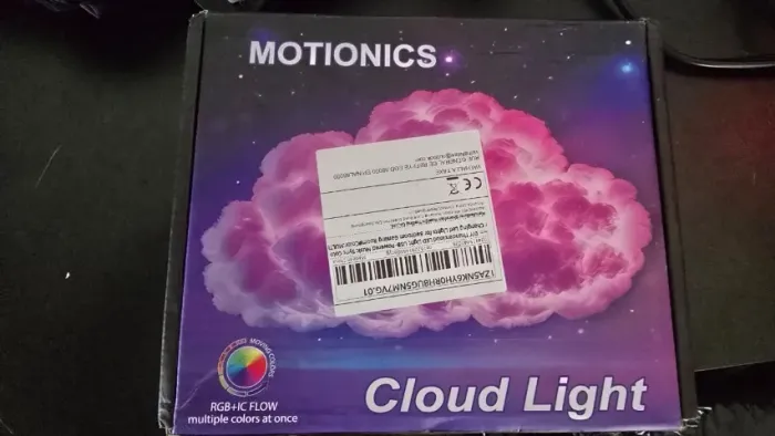 Lâmpada Nuvem Led 2m Com Controle Remoto, Decoração Trovão - Nova