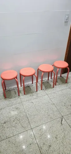Kit c/ 04 Banqueta tubular tok stok