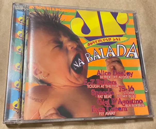 CD Na Balada Jovem Pan Sat Vol. 1 (1999) - Raridade Eurodance/Anos 90