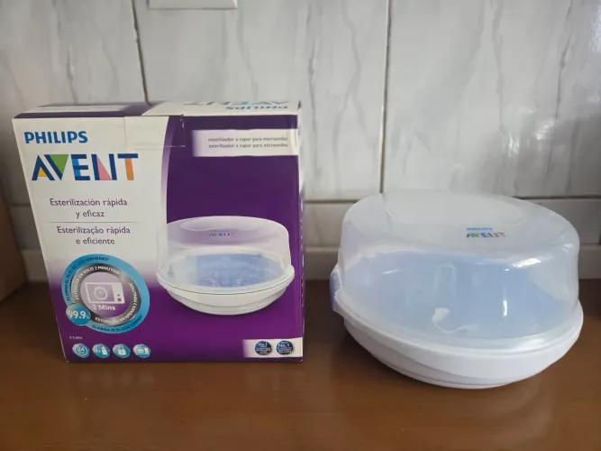 KIT BABY PHILLIPS AVENT (ESTERILIZADOR E MAMADEIRAS)