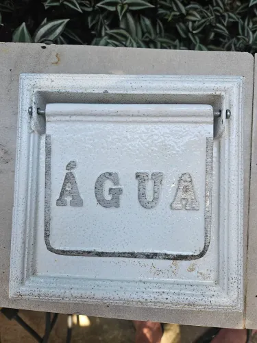 Visor Água Hidrômetro Relógio Com Tampa Padrão Moderno Branco