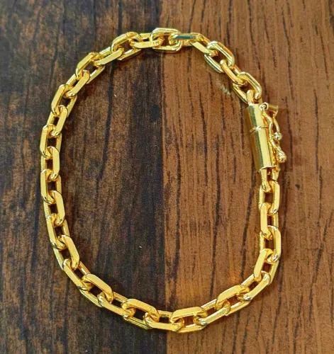 Belíssima pulseira banhada a ouro 18k nova