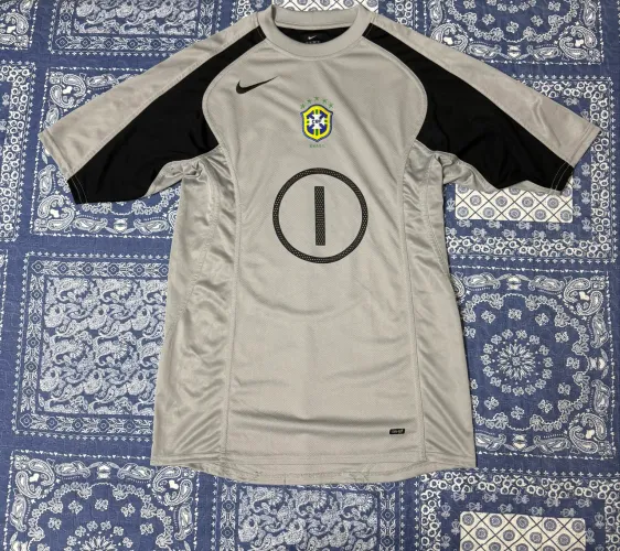 Camisa Oficial Seleção Brasileira Goleiro 2004
