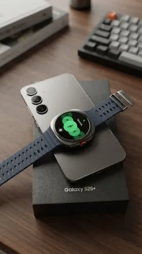 Samsung s25+512GB c/ Galaxy watch ultra 2025