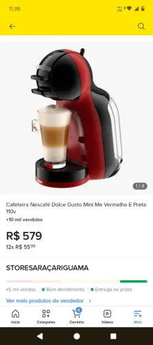 Cafeteira Dulce Gusto