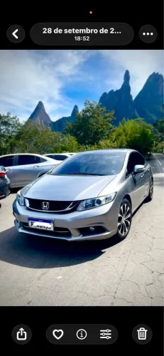 Honda Civic Sedan LXR 2.0 Flexone 16V Aut. 4P 2016