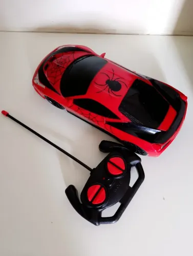 Pra Vender Logo: Carro Controle Remoto do Homem Aranha Novinho