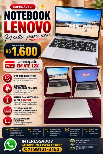 Notebook em perfeito estado