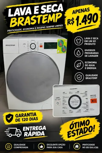VENDE-SE LAVA E SECA SEMINOVA