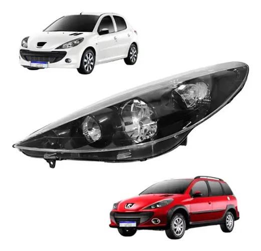 Farol Peugeot 207 2008 2009 2010 2011 2012 2013 2014 2015 Le Esquerdo
