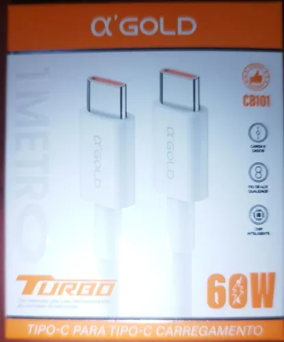 Carregador Tipo-C Carregamento Turbo 60W
