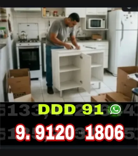 Montador de móveis para montagem e desmontagem de guarda-roupas, armários, closet e cômoda