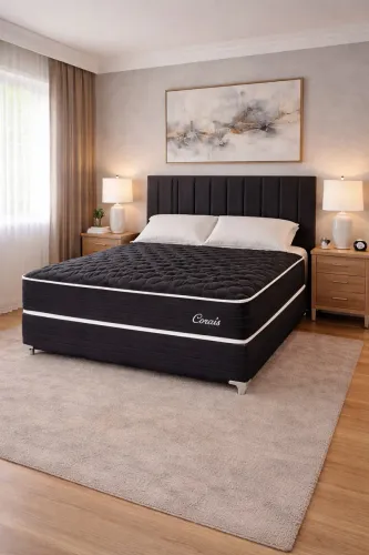Cama Box Casal Corais Bonno Colchões (Molas Ensacadas)