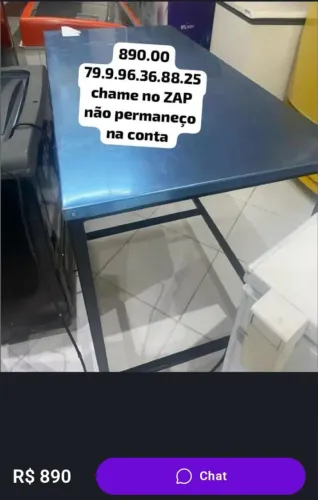 bamcada mesa pra manipulação