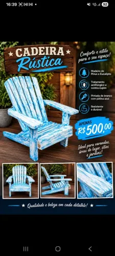 Cadeira Adirondack