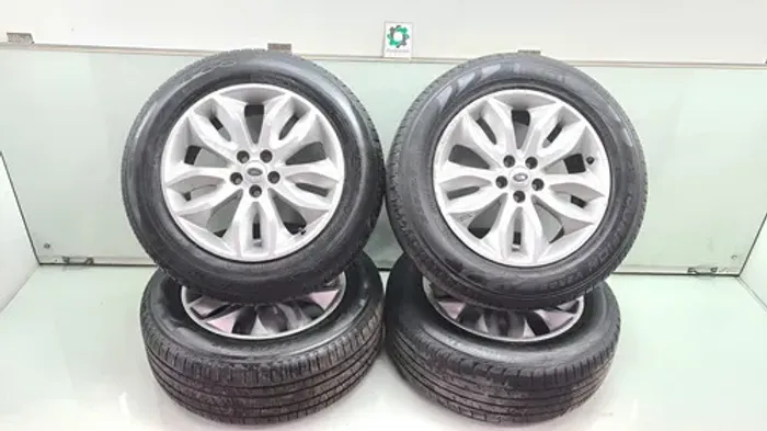 Jogo Roda Com Pneu Bons 235/60 R18 Land Rover Freelander 2 Prateado