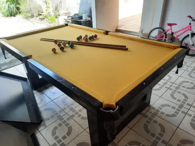 Mesa de Bilhar Tamanho Oficial