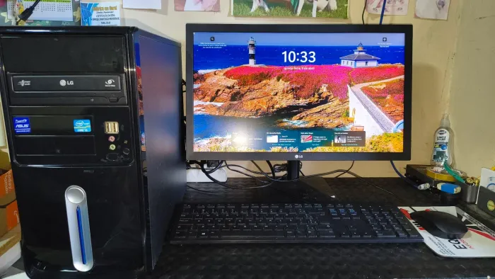 PC Completo Ryzen 3 + Monitor 22? + SSD 120GB + HD 500GB