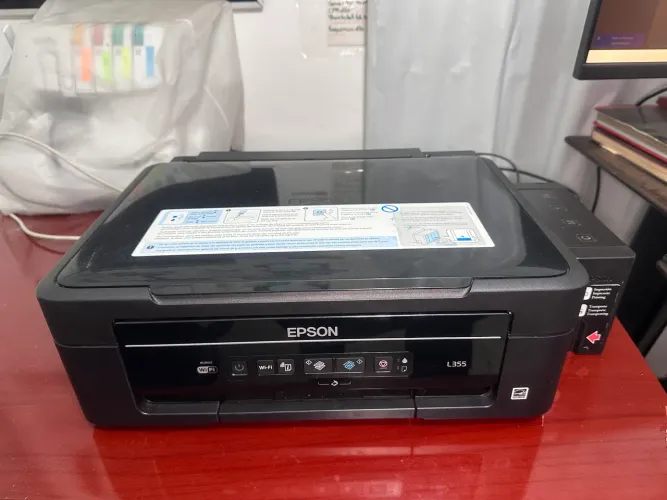 Impressora Epson L355 Wi-Fi + Cabos + Manual