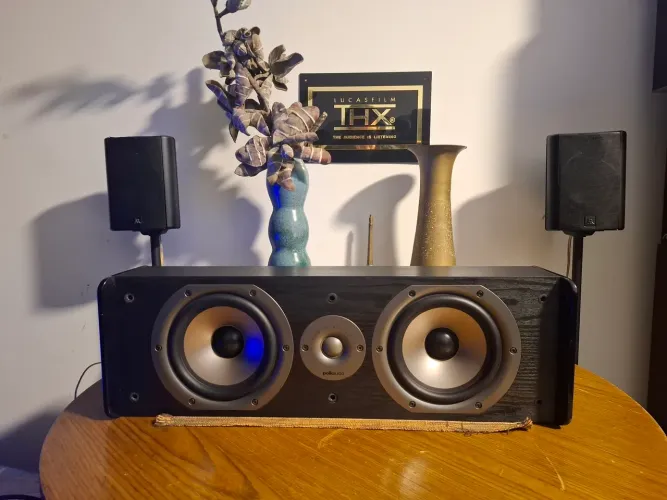 CAIXA CENTRAL POLK CS20 150W 91dB 8ohms 48Hz 2x 6.5"