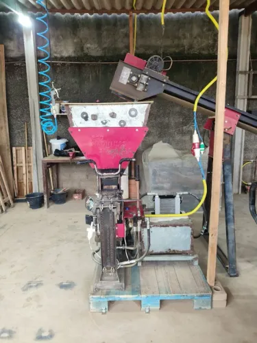 Máquina hidráulica para Tijolo Ecológico