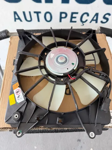 Gmv eletroventilador Radiador Honda New Fit 2009 a 2013 flex Manual 1.4