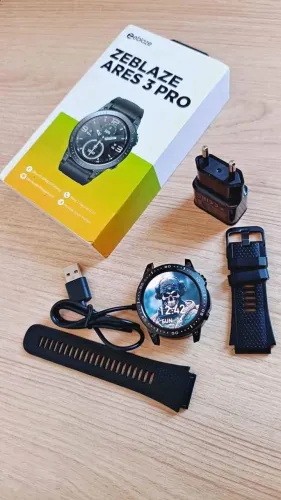 Smartwatch Zeblaze 4 Pró Militar/IP69 á prova de água/Tela Amoled Ultra HD/RObusto