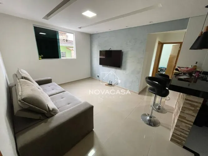 Apartamento com 3 dormitórios à venda, 72 m² por R$ 370.000,00 - Mantiqueira - Belo Horizo